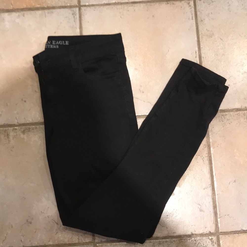 NWOT black AE jeggings